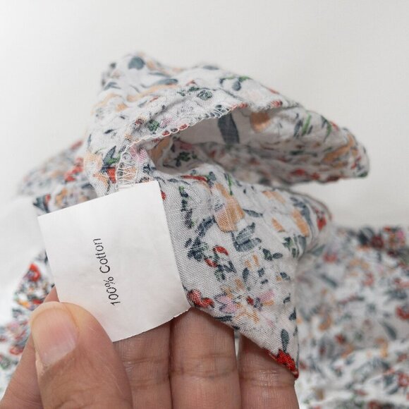 Maple & Cliff Floral Tiered Skirt SZ L High Drop Waist Cottage Core - Picture 8 of 8